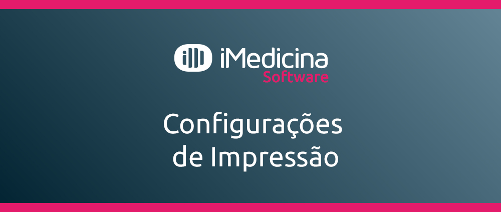 configurações de impressao